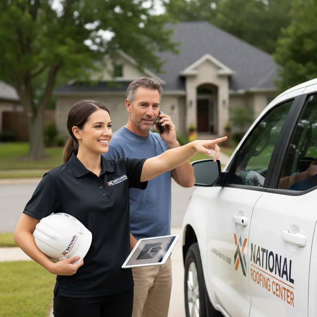 National Roofing Center customer support in Rush Springs